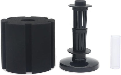 ALEGI 2 Pcs Large Sponge Filter Kit with Airline Tubing, Air Pump Valves, Suction Cups for 125 Gallon Tank