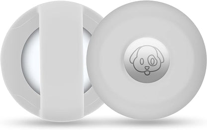 Airtag Holder for Dog Collar, Cibaabo Silicone Air Tag Case Cover Compatible with Apple Airtags for 0.8-1.2inch Cat Pet Collar Harness Loop