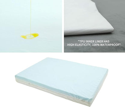 GOHOO Jumbo Dog Bed for Large Dogs, Orthopedic Memory Foam with Cooling Gel & Waterproof Lining