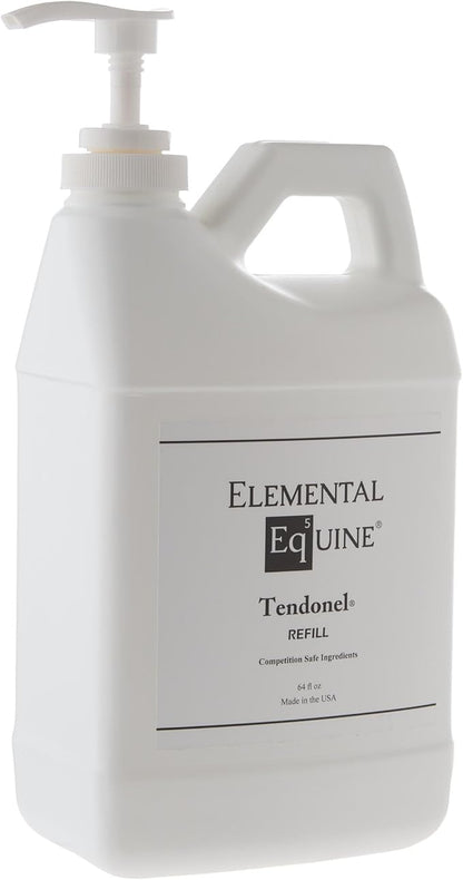 Elemental Equine Tendonel 64oz Liniment Rub for Horses - Soothe and Relax Tired Muscles While Providing Relief and Reduced Stiffness