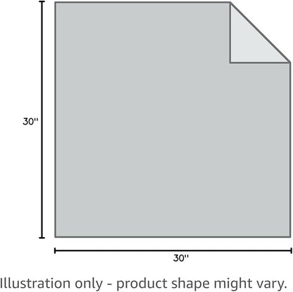 gogobunny 100% Double Sided Waterproof Dog Blanket Soft Pet Bed Cover Reversible Protect Furniture Couch Sofa Car for Puppy Large Dog Cat (Dark Charcoal/Light Charcoal, 30x30 Inch (Pack of 1))