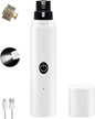 GajetNest Professional Pet Nail Grinder for Dogs and Cats, 2 Speeds LED Light USB Charging Low Vibration, Quiet, Cordless Ergonomic Long Lasting Battery, Safety Guard