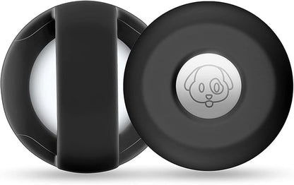 Airtag Holder for Dog Collar, Cibaabo Silicone Air Tag Case Cover Compatible with Apple Airtags for 0.8-1.2inch Cat Pet Collar Harness Loop