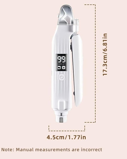 2-in-1 Dog Nail Trimmers & Dog Nail Grinder with 2 LED Lights, USB Rechargeable, Cat Nail Clipper with Splash Guard, and Multiple Grinding Methods for Small, Medium, and Large Dogs & Cats