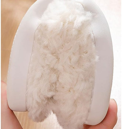 JadeRich Women's Cute Animal Slippers Winter Warm Fuzzy Plush House Slipper Cartoon Sheep Indoor Shoes