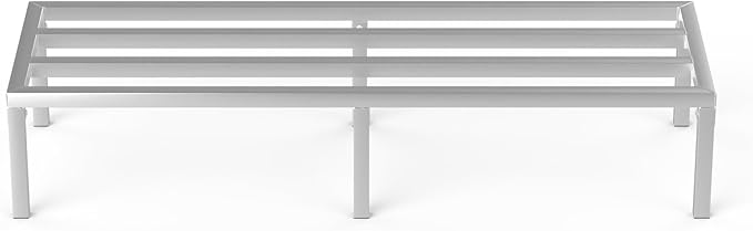 20 in X 60 in. Aquarium Stand | Industrial Style Aluminum Fish Tank Base with Open Frame Design