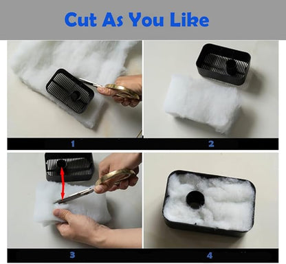 Aquarium Filter Media, Newly Premium Filter Pads for Aquarium, 39.3x11.8inch,Aquarium Filter Floss for Fish Tank Sponge Pad Foam Filter Accessories for Pond