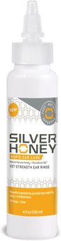 Absorbine Silver Honey Rapid Ear Care Vet Strength Ear Rinse, 4oz, Manuka Honey & MicroSilver BG, Safe for Dogs & Cats