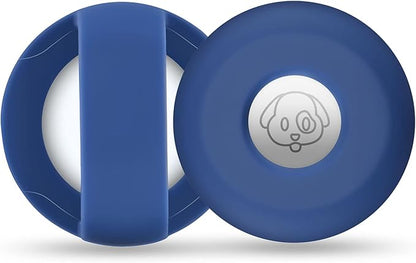 Airtag Holder for Dog Collar, Cibaabo Silicone Air Tag Case Cover Compatible with Apple Airtags for 0.8-1.2inch Cat Pet Collar Harness Loop