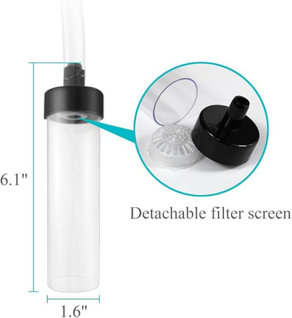 5ft-S Aquarium Siphon Vacuum Cleaner for Fish Tank Cleaning Gravel & Sand