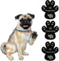 Dog Paw Pads Anti-Slip Grips,Dog Paw Protectors for Senior Dogs on Hot Pavement,Provides Traction to Keep Them from Slipping on Smooth Floors 12 sets-48 Pads Black M