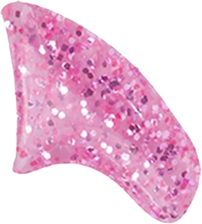 40 Pack Soft Nail Caps for Cat Claws Pink Glitter Large