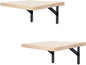 1 Pack Wall Mounted Cat Climbing Step Shelf Cat Hideaway Platform Climber Wooden Cat Step Cat Wall Furniture for Indoor Cat Playing Jumping Lounging 7.87 x 9.84 Inch / 20 x 25cm