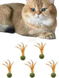 5 Pieces of Catnip Toys Ideal Catnip Ball to Stimulate Cat Exercising and Interacting Toys for Cats