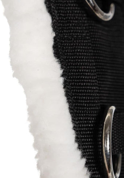 Dura-Tech Fleece Lined Training Surcingle for Horses | Essential for Lunging Work | Comfortable Fleece Lining | Durable Poly Material | Versatile D-Ring Placement | Suitable for All Training Levels