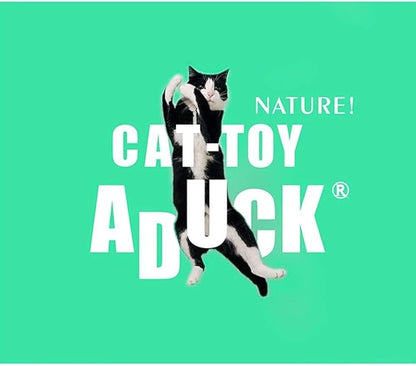 ADUCK Interactive Cat Teaser Wand Toy with Tassels - Durable Cat Chaser for Indoor Kitten Exercise, Boredom Relief & Training Play, Pack of 3 (Gold, Silver, Green)