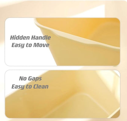 Extra Large Litter Box with High Sides 24.60" Lx16.92 Wx12.99 H,Anti-Splashing Kitty Litter Box,Tool-Free Assembly,Multi cat Litter Box,Jumbo Litter Box (Green)