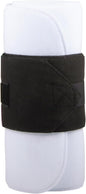 Dura-Tech Combo No Bow Leg Wraps for Horses | Perfect & Quick Bandage Application | Innovative Protection | Heavy-Duty Hook & Loop Closure | White & Black Combo
