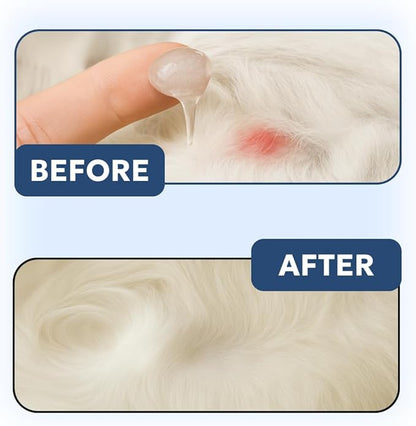 Forticept Clear Butter Dog Hot Spot Treatment Hydro Gel, Heals Dog Wound, Helps with Skin Yeast Infections, Ringworm, Insects Bites, Cuts, Rashes, Skin Allergy, 4 Ounces