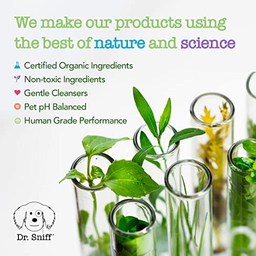 Dr. Sniff 2-in-1 Pet Shampoo & Conditioner, Ultimate Grooming Treatment for Dog & Cat Hair, Freshens Scent, Made in The USA, Fresh Pup Scent, 16 Oz