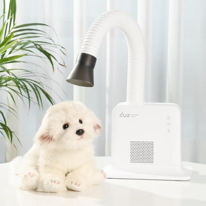 DUZ V2Pro Advanced & Energy-Efficient Pet Grooming Dryer: Powerful Airflow, Low Wattage, Hands-Free Operation, Quiet & Stress-Free Grooming Solution, Ideal for All Coats