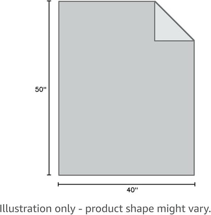 gogobunny 100% Double-Sided Waterproof Dog Bed Cover Pet Blanket Sofa Couch Furniture Protector for Puppy Large Dog Cat, Reversible (40x50 Inch (Pack of 1), Dark Blue/Light Blue)