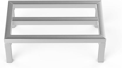 14 in X 24 in. Aquarium Stand | Industrial Style Aluminum Fish Tank Base with Open Frame Design