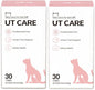 Dr.by UT Care Cat UTI Kidney Support Urinary Supplement Cranberry Treatment for Cats Renal Health with Pacran, Quercetin, Taurine lickable Formula Individually Packaged (2 Packs)