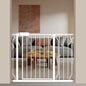 Extra Wide Baby Gate 38.5-43.5 Inch Walk Through Pressure Mounted No Drill Safety Child Gate with Door Tension Metal Gate for Stairs Doorway Puppy Dog Cat