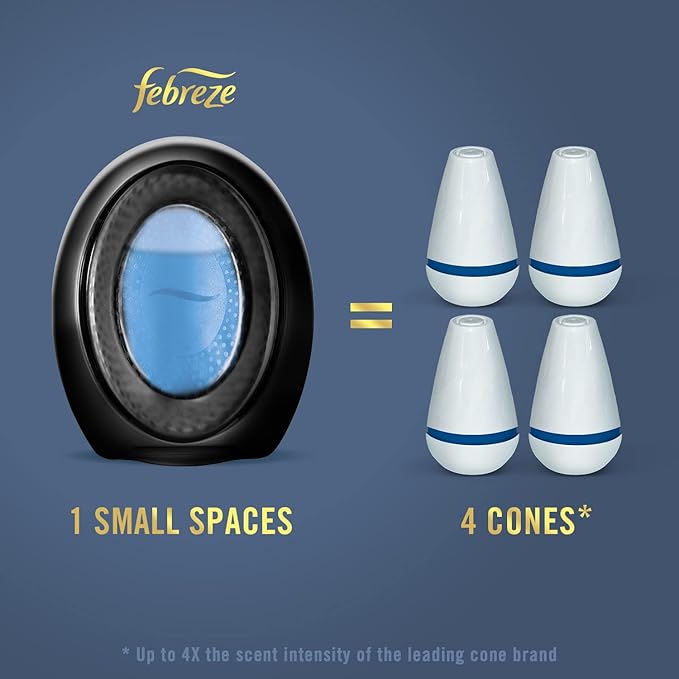 Febreze Small Spaces, Ocean, .25 fl. oz., Pack of 3