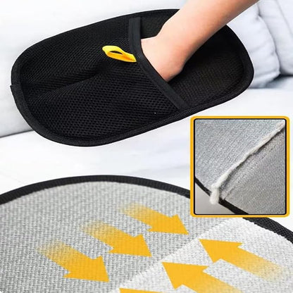 3pcs Reusable Electrostatic Pet Hair Remover Glove - Cat & Dog Grooming Gloves for Deshedding, Washable Hair Removal Tool for Furniture, Carpet, Clothes