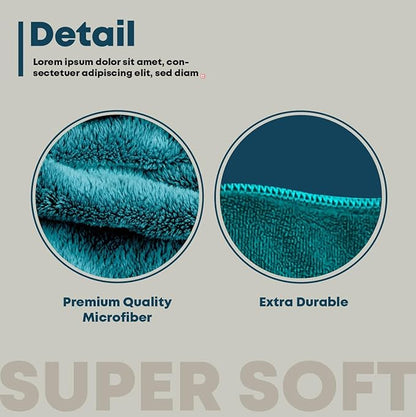 Extra Large Dog Towel Soft Absorbent Bath Pet Towels for Drying Dogs, Elastic Terry Microfiber Soft Towel, Machine Washable, Quick Dry, Multipurpose (L, XL, 2XL) (Blue, XL)