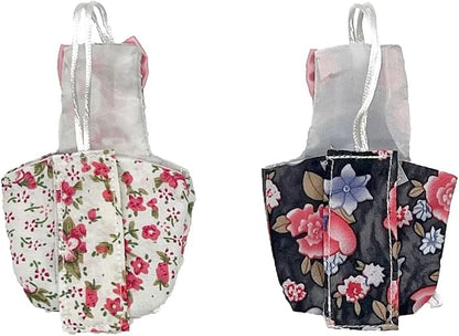 2 PCS Bird Diapers Flight Suite with Waterproof Inner Layer Pink&Balck Urine Wet Suit for Other Small Birds