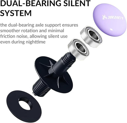 8.4" Silent Hamster Wheel, Non-Slip Track, Exercise, Release Stress, Relieve Anxiety, Adjustable Height Stand, for Syrian Dwarf Hamster, Gerbil, Mice, Other Small Medium Sized Pets, Blue