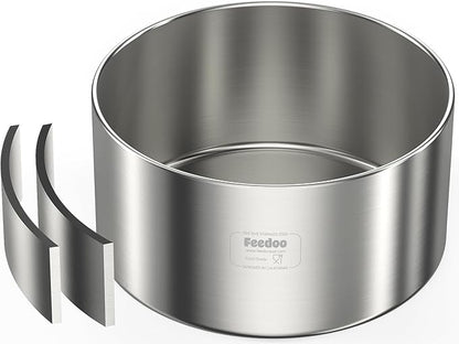 1Gallon Double Layer 304 Stainless Steel Dog Bowl - Insulated & Durable | Non-Slip Base | Easy to Clean | BPA-Free Safe Dog Water Bowl[128oz for Large Giant Breeds]