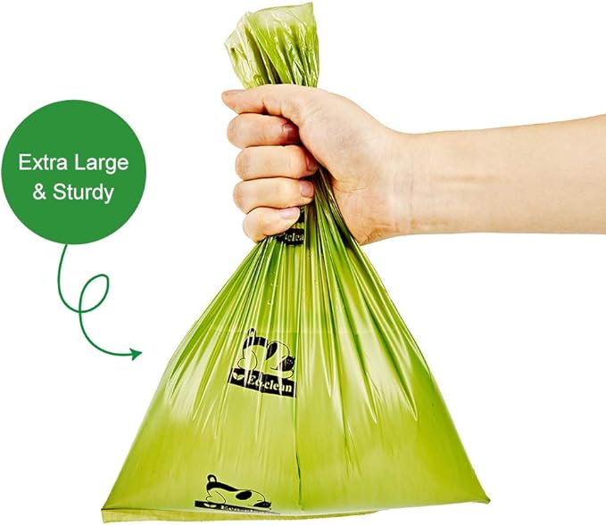 Dog Poop Bags, 60 Rolls / 900 Count Dog Waste Bags with Dispenser and Leash Clip, Unscented, Extra Thick and Strong Poop Bags for Dogs