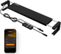 GLOWRIUM Saltwater Aquarium Light, Smart Reef Coral Fish Tank Light with Bluetooth + WiFi Dual Control App, DIY Spectrum, Brightness Adjustable, Anti-Drop, Real Time Water Temperature Sensor(36-48 in)