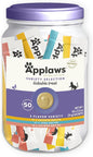 Applaws Lickable Cat Treats, Natural Grain-Free Purée, Limited Ingredient Variety Pack with Chicken, Tuna & Salmon Squeeze Up Treats (50 x 0.5oz Sachet Tub)