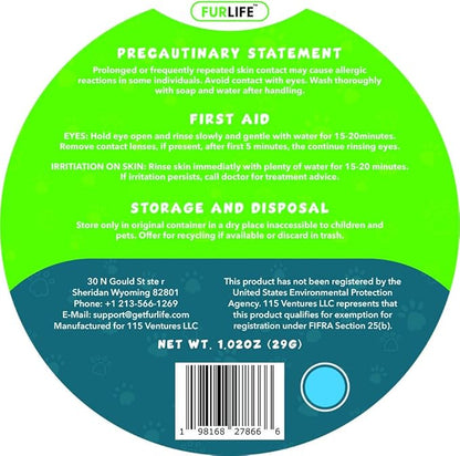 FurLife Flea and Tick Collar for Dogs – Waterproof Blue Dog Collar, Pet Supplies for Tick and Flea Prevention for Dogs, Safe for All Breeds