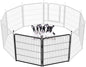 FXW Rollick Unleashed Dog Playpen for Indoor, Yard, RV Camping, 32 inch 2 Panels for Small and Medium Dogs, Black│Patented