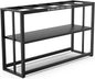 Akenow 55-75 Gallon Fish Tank Stand with Storage Shelf, 48.5 x14.9 x 29.2 Inch Aquarium Stand, Turtle Tank, Reptile Terrariums and Breeder Tank Stand,980LBS Capacity, Black