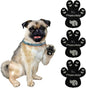 Dog Paw Pads Anti-Slip Grips,Dog Paw Protectors for Senior Dogs on Hot Pavement,Provides Traction to Keep Them from Slipping on Smooth Floors 12 sets-48 Pads Black XL