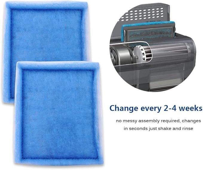 20PCS Fish Tank Filters, Aquarium Filter Cartridge Compatible with Rite-Size C & Fit for EZ-Change #3 20-40/30-60 Gallon Fish Tank Power Filter Replacement, #3 Fish Tank Filter