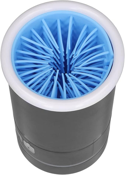 gernie Electric Pet Washer, 2000mAh USB Rechargeable Automatic Dog Washer 2 in 1 Portable Dog Foot Cleaner with Soft Brush for Small Medium Dogs s and Cats