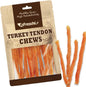 Afreschi Soft Turkey Tendon & Pumpkin Strip 3.5 oz, USA-Sourced Turkey Tendon, Dog Treats for Soft Series, All Natural Human Grade Dog Treat, Suitable for Training chew, Rawhide Alternative