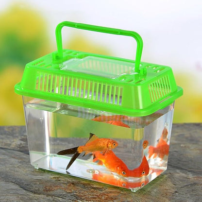 FRCOLOR 2pcs plastic turtle fish tank turtle aquarium acrylic reptile cage amphibians habitat clear reptile breed container gecko habitat glass container Turtle Tank household breeding box