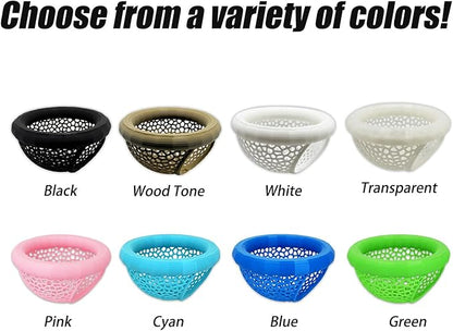 Aquarium Floating Betta Fish Skins, Betta or Shrimp Feeder, Cave and Hammock, Small Fish Feeding Rings, Aquarium Hiding Feeding Decorative Accessories (Wood Color)