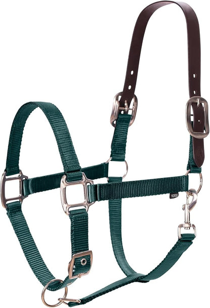 Equinavia Loki Adjustable Breakaway Horse Halter - Hunter Green - Cob