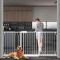 Extra Wide Large Baby Gate 67-71.5 Inch Automatic Close Pet Dog Gates for Stairs Doorways Pressure Mount Child Safety Gate for Walk Through Kids or Pets