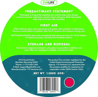 FurLife Flea and Tick Collar for Dogs – Waterproof Red Dog Collar, Pet Supplies for Tick and Flea Prevention for Dogs, Safe for All Breeds